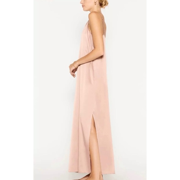 Brochu Walker silk slip on desert pink NEW - Picture 4 of 6